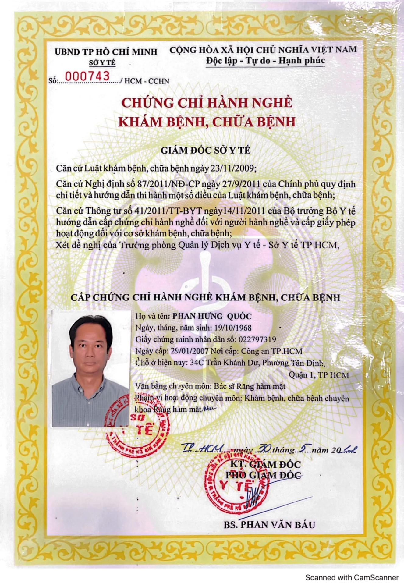 CHỨNG CHỈ HÀNH NGHỀ DR.QUỐC-1